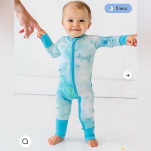 Little Sleepies Tidepool Watercolor Zippy